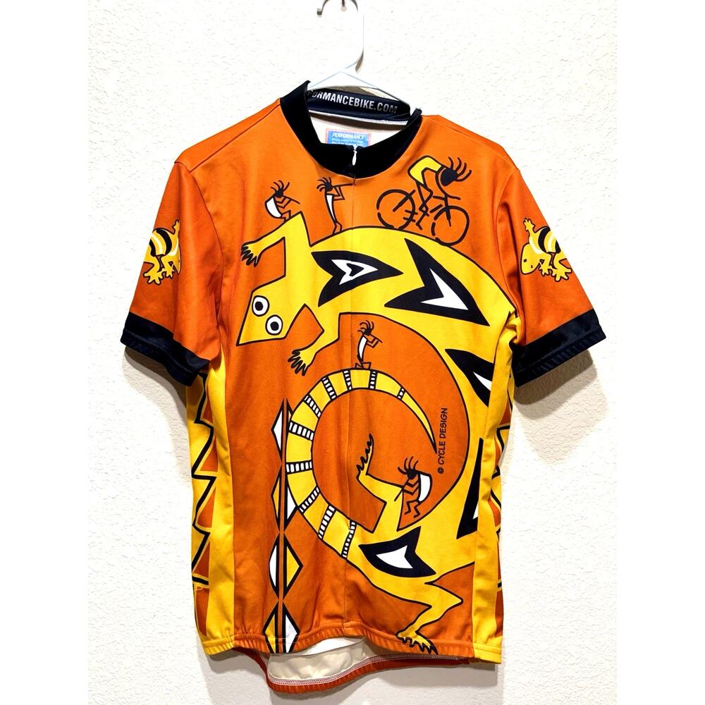 Desert Lizard Cycling Jersey Vintage 90s